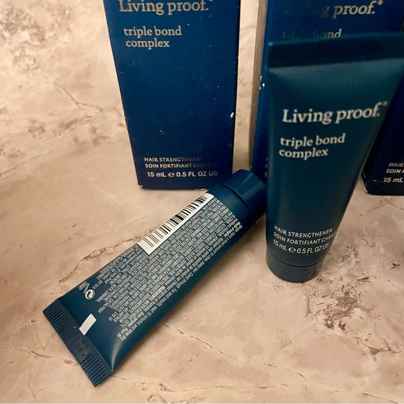 3 Three LIVING PROOF Triple Bond Complex Hair Strengthener Total 1.5oz 45ml - Picture 3 of 7